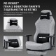 Ігрове крісло Anda Seat Luna Pro Size L Dark Gray Fabric