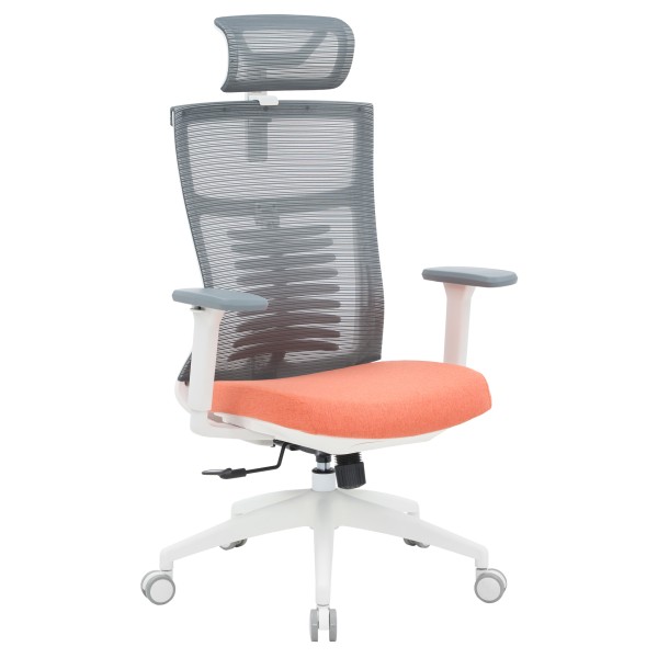 Офісне крісло Officepro Balance OC550-W-DG-OR – Купити з доставкою по Україні