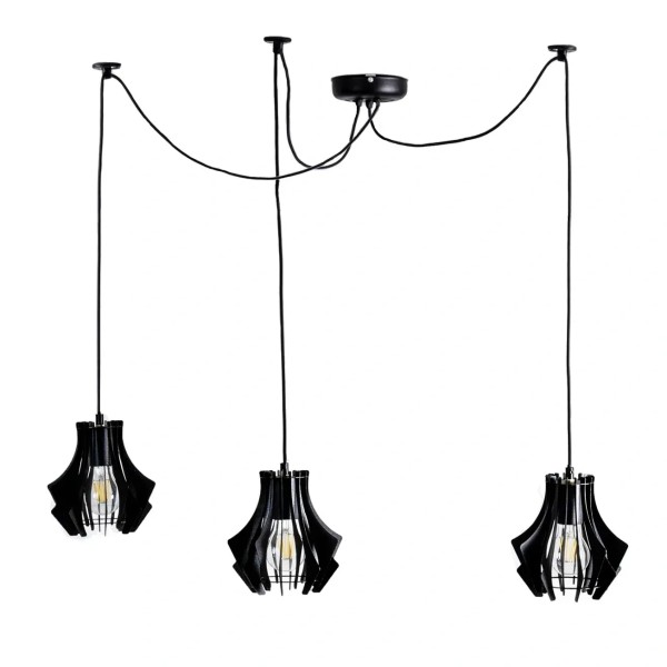 Люстра павук Brabb Spider-3 – Стильний металевий підвісний світильник