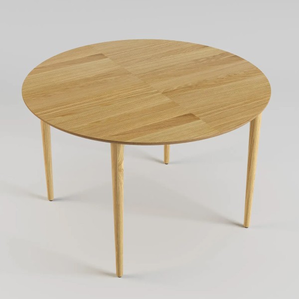 Стіл розкладний Silva круглий дуб – стильний вибір для вашої кухні