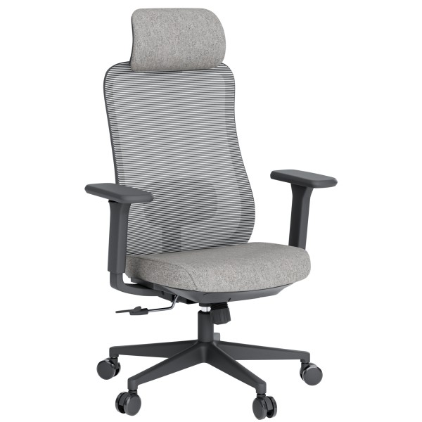 Офісне крісло Officepro Wave OC599-B-DG-DG для комфортної роботи