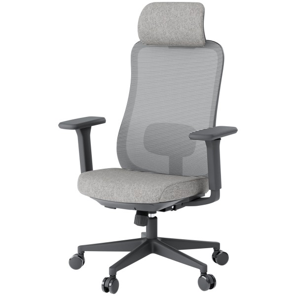 Офісне крісло Officepro Wave OC599-B-DG-DG для комфортної роботи