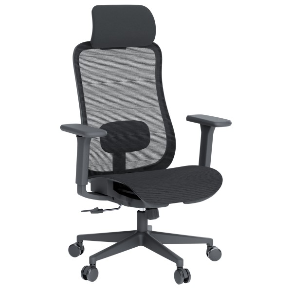 Крісло офісне Officepro Wave OC670-B-B-B – стиль та комфорт для вашого офісу