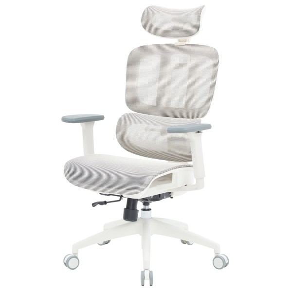 Офісне крісло Officepro Skyline OC680-W-LG-LG - ідеальний вибір для вашого офісу