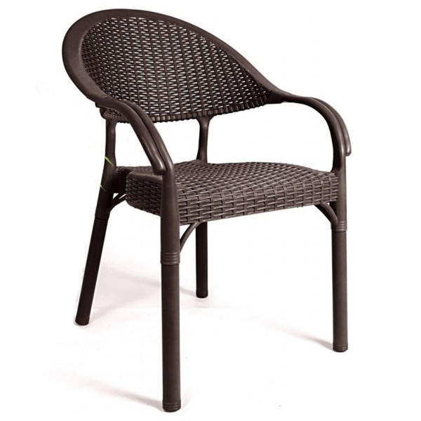 Пластиковий стілець з ротанга Софія
