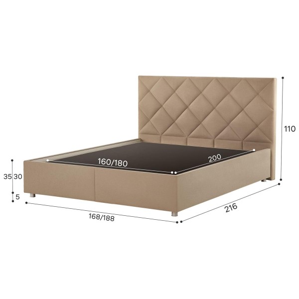 Ліжко Eva – Стильне та комфортне ліжко для вашої спальні