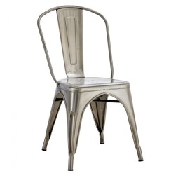 Стілець металевий полірований Толікс