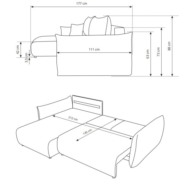 Диван кутовий розкладний Allora — комфорт та стиль для вашої оселі