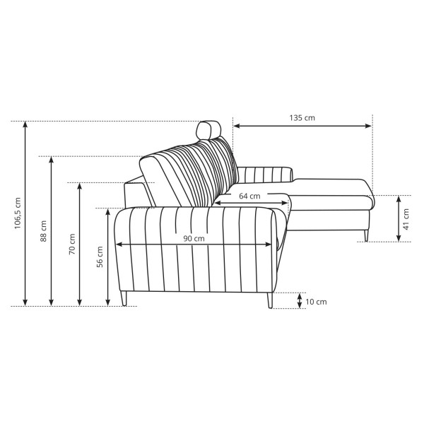 Диван кутовий розкладний Monaco — комфорт та стиль для вашої оселі