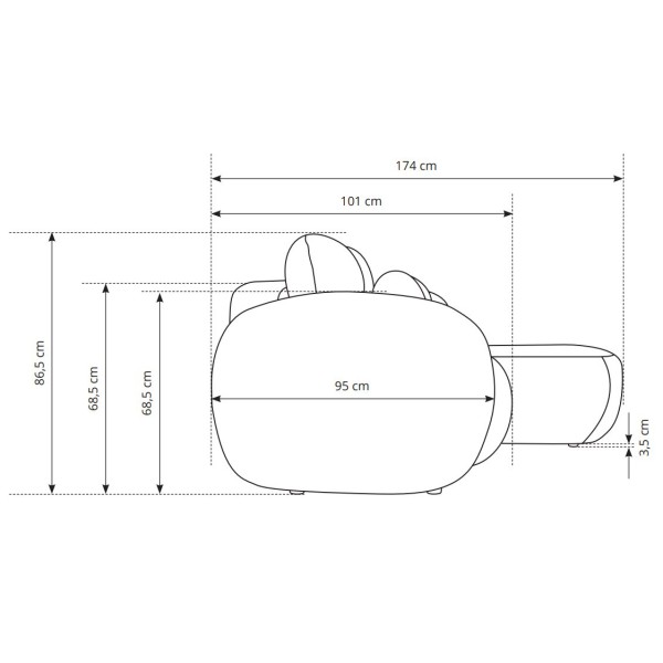 Диван кутовий розкладний Olio - зручність та стиль для вашої вітальні