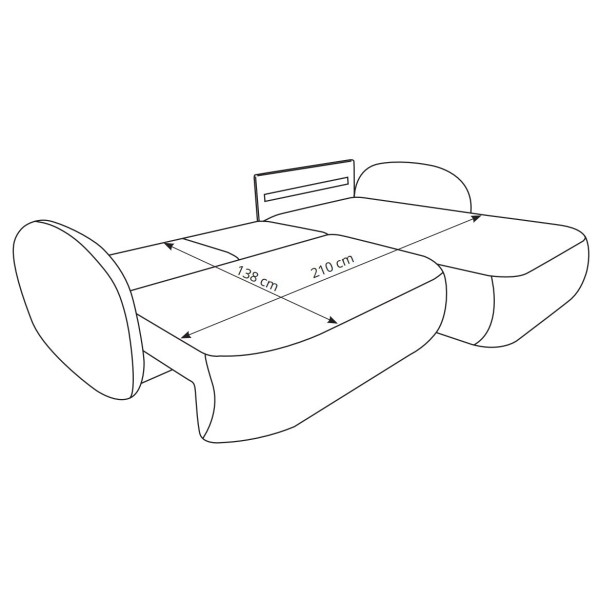 Диван кутовий розкладний Olio - зручність та стиль для вашої вітальні