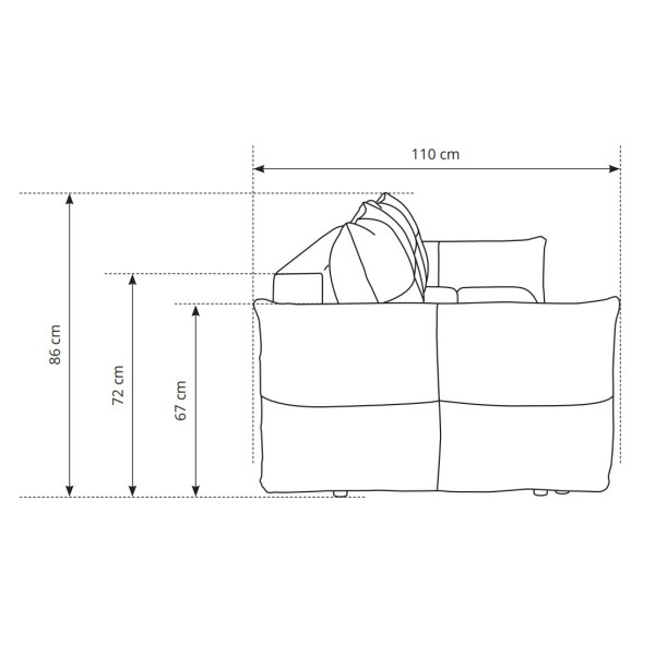 Диван розкладний Base - Зручність та елегантність для вашої вітальні