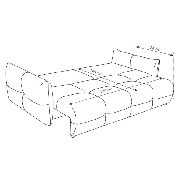 Диван розкладний Base - Зручність та елегантність для вашої вітальні