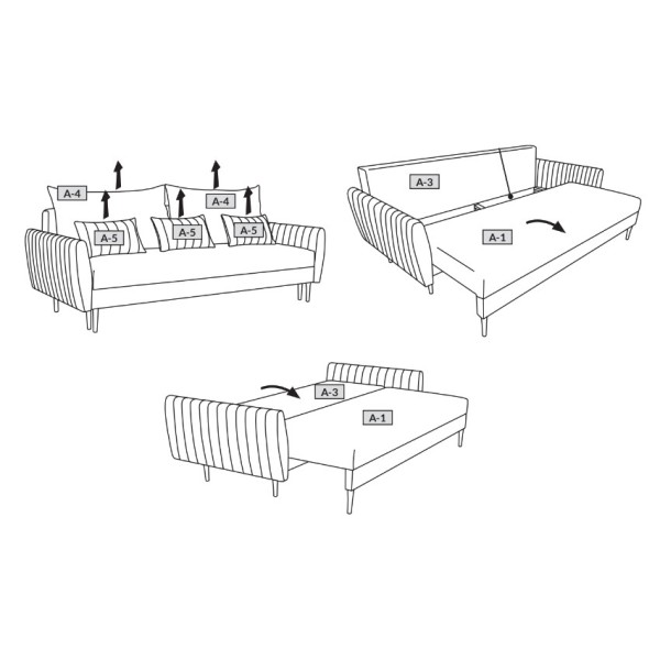 Диван розкладний Frezja — комфорт та стиль у вашій вітальні