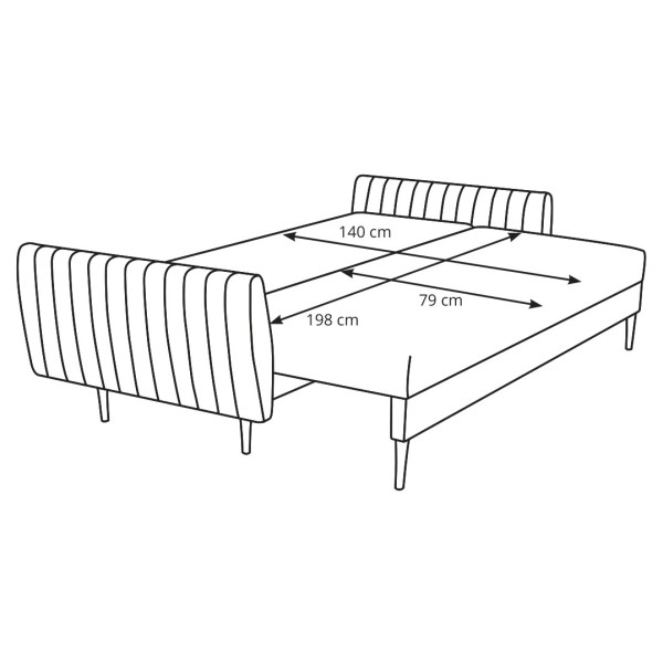 Диван розкладний Frezja — комфорт та стиль у вашій вітальні