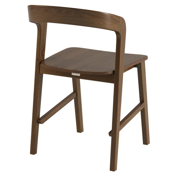 Cтілець Floki new темний горіх для кухні та кафе