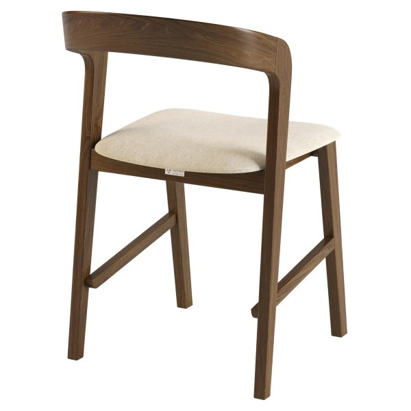 Cтілець Floki new темний горіх для кухні та кафе