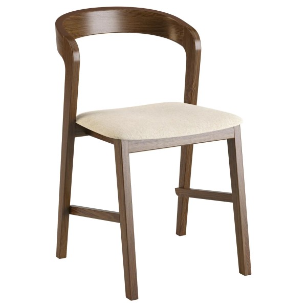 Cтілець Floki new темний горіх для кухні та кафе