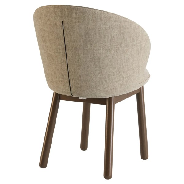 Стілець Stitch темний горіх: стиль та комфорт для вашої кухні