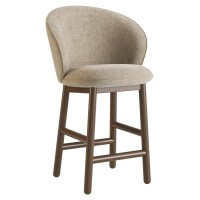 Стілець напівбарний Stitch темний горіх