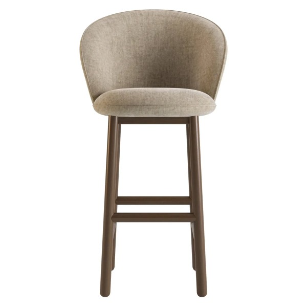 Стілець барний Stitch темний горіх – Стильний вибір для вашої кухні