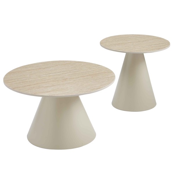 Комплект журнальних столів Noble з керамічними поверхнями