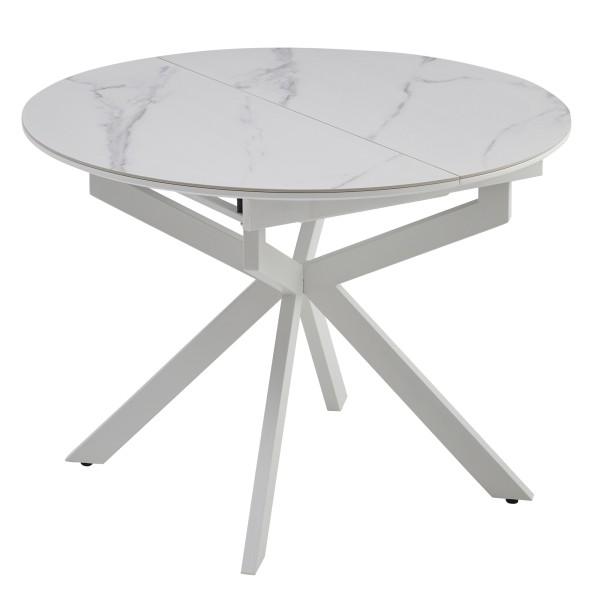 Круглий стіл Atlas 105 White leg – для стильного інтер'єру вашої кухні