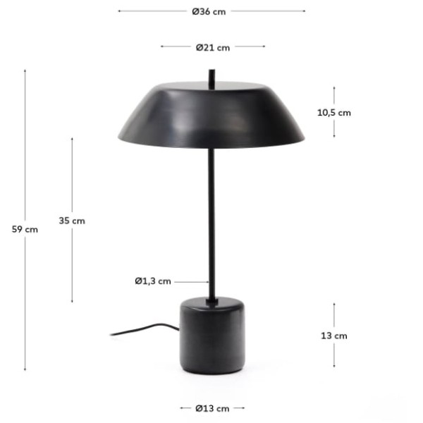 Настільна лампа Sayra – стильне та елегантне рішення для вашого інтер'єру