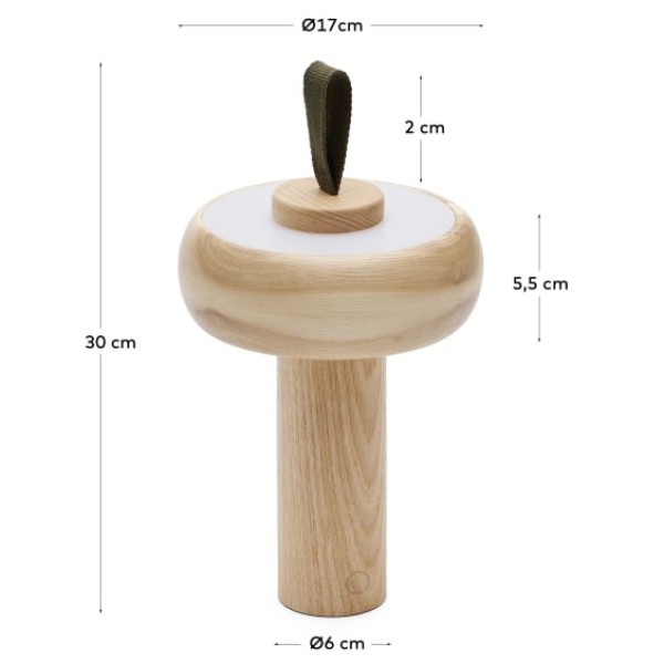 Переносна настільна лампа Luba – стильне та практичне рішення для вашого інтер'єру