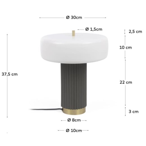 Настільна лампа Serenella – стильне освітлення для вашого дому
