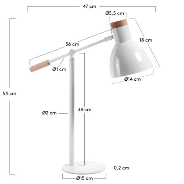 Настільна лампа Scarlett – елегантне рішення для вашого інтер'єру