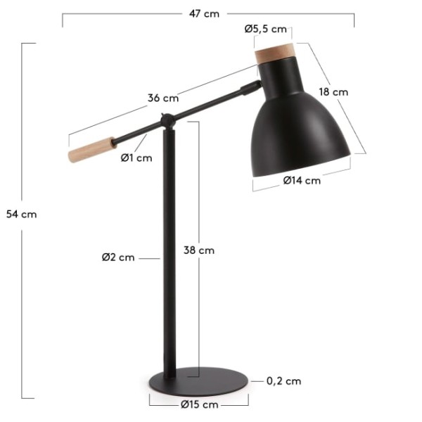 Настільна лампа Scarlett – елегантне рішення для вашого інтер'єру