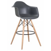 Стілець барний високий Тауер Вуд Eames