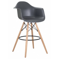 Стілець барний високий Тауер Вуд Eames