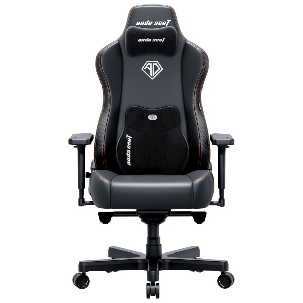 Крісло ігрове Anda Seat Kaiser 3E XL Black PVC для геймерів та офісу