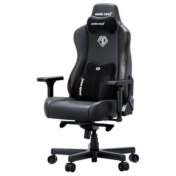 Крісло ігрове Anda Seat Kaiser 3E XL Black PVC для геймерів та офісу