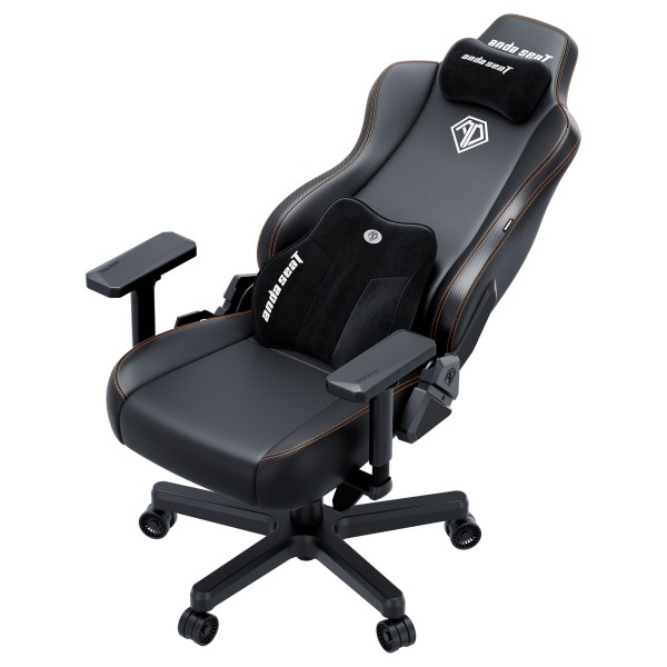 Крісло ігрове Anda Seat Kaiser 3E XL Black PVC для геймерів та офісу