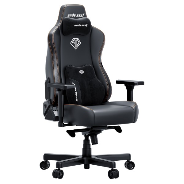 Крісло ігрове Anda Seat Kaiser 3E XL Black PVC для геймерів та офісу