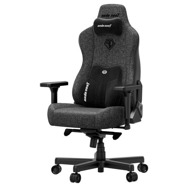Крісло ігрове Anda Seat Kaiser 3E XL Dark Grey Fabric – для справжніх геймерів!