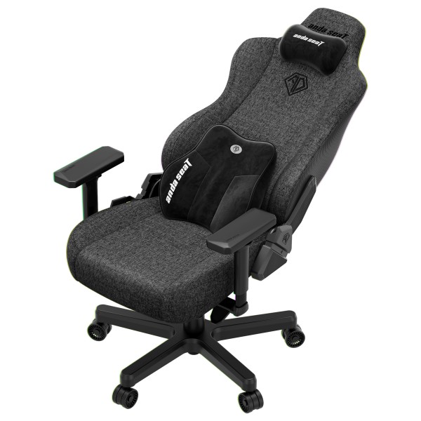 Крісло ігрове Anda Seat Kaiser 3E XL Dark Grey Fabric – для справжніх геймерів!