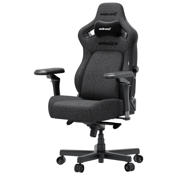 Ігрове крісло Anda Seat Kaiser 4 V2 Size XL Dark Gray Fabric - Купити в Elite Mebel