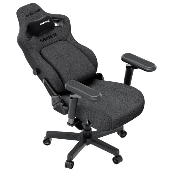 Ігрове крісло Anda Seat Kaiser 4 V2 Size XL Dark Gray Fabric - Купити в Elite Mebel