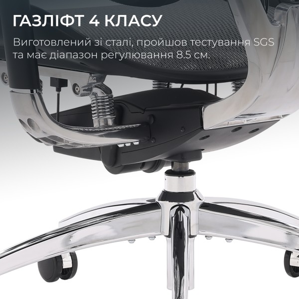 Крісло офісне Sihoo DORO S300 Mesh Dark Grey