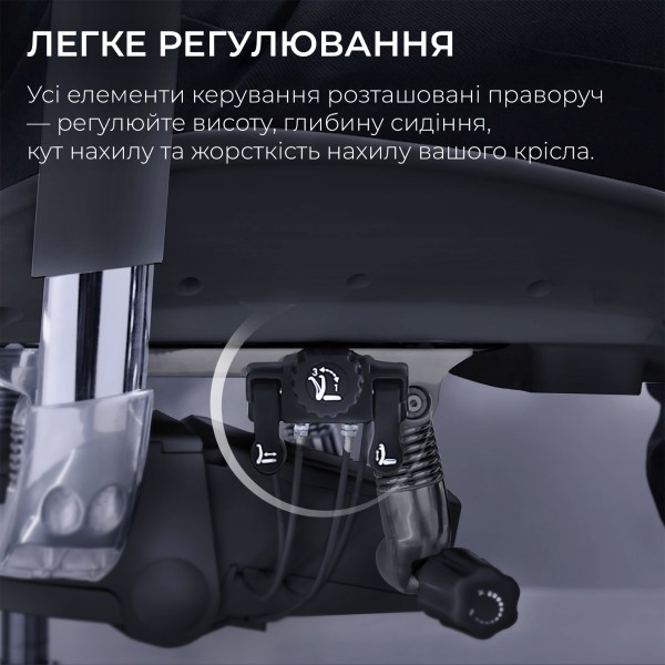 Крісло офісне Sihoo DORO S300 Mesh Light Grey