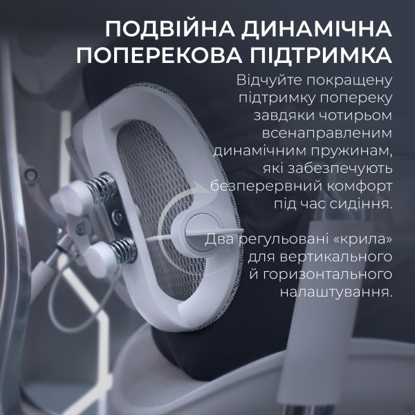 Крісло офісне Sihoo DORO S300 Mesh Light Grey