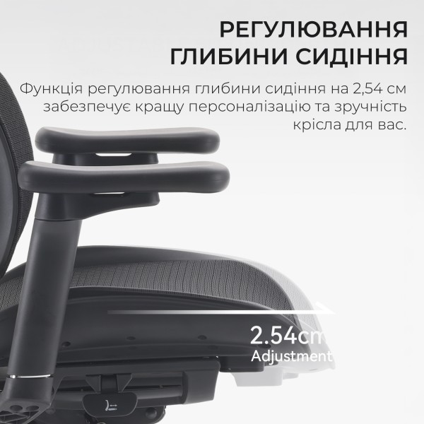 Крісло офісне Sihoo DORO S100 Mesh Black — комфорт для вашого офісу