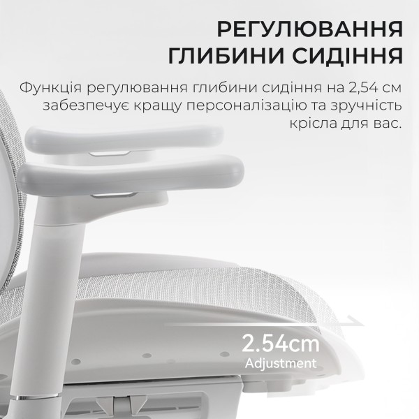 Крісло офісне Sihoo DORO S100 Mesh White