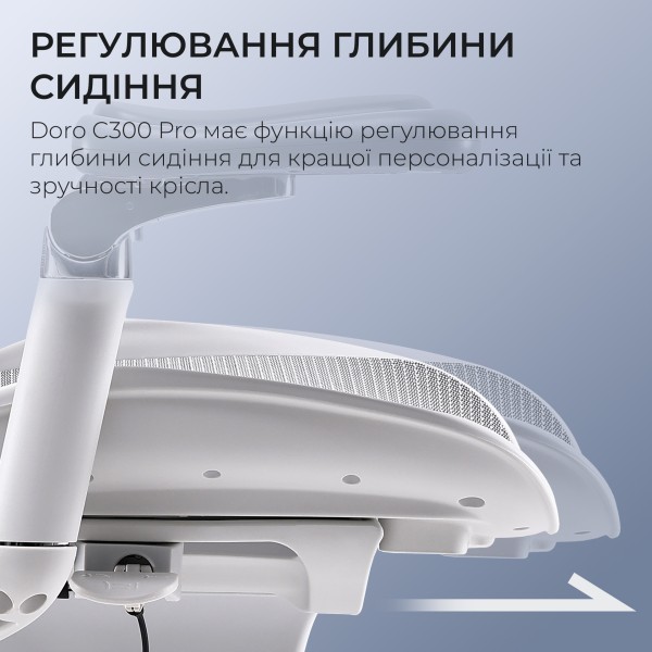 Офісне крісло Sihoo DORO C300 Pro Mesh White