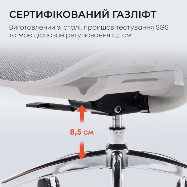 Крісло офісне Sihoo DORO C300L Mesh White