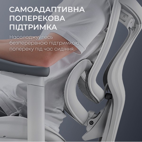 Крісло офісне Sihoo DORO C300L Mesh White